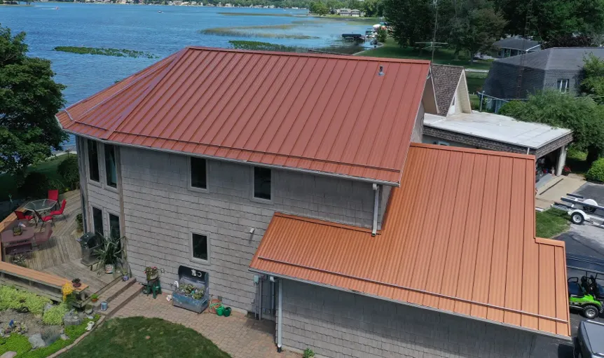 Metal roofing by Eaton Metal Roofing near Pendleton, IN